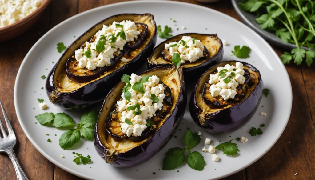 aubergine au four feta