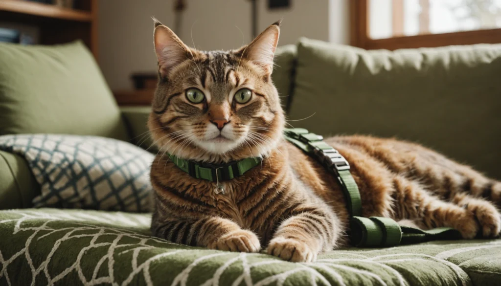comment habituer son chat au harnais